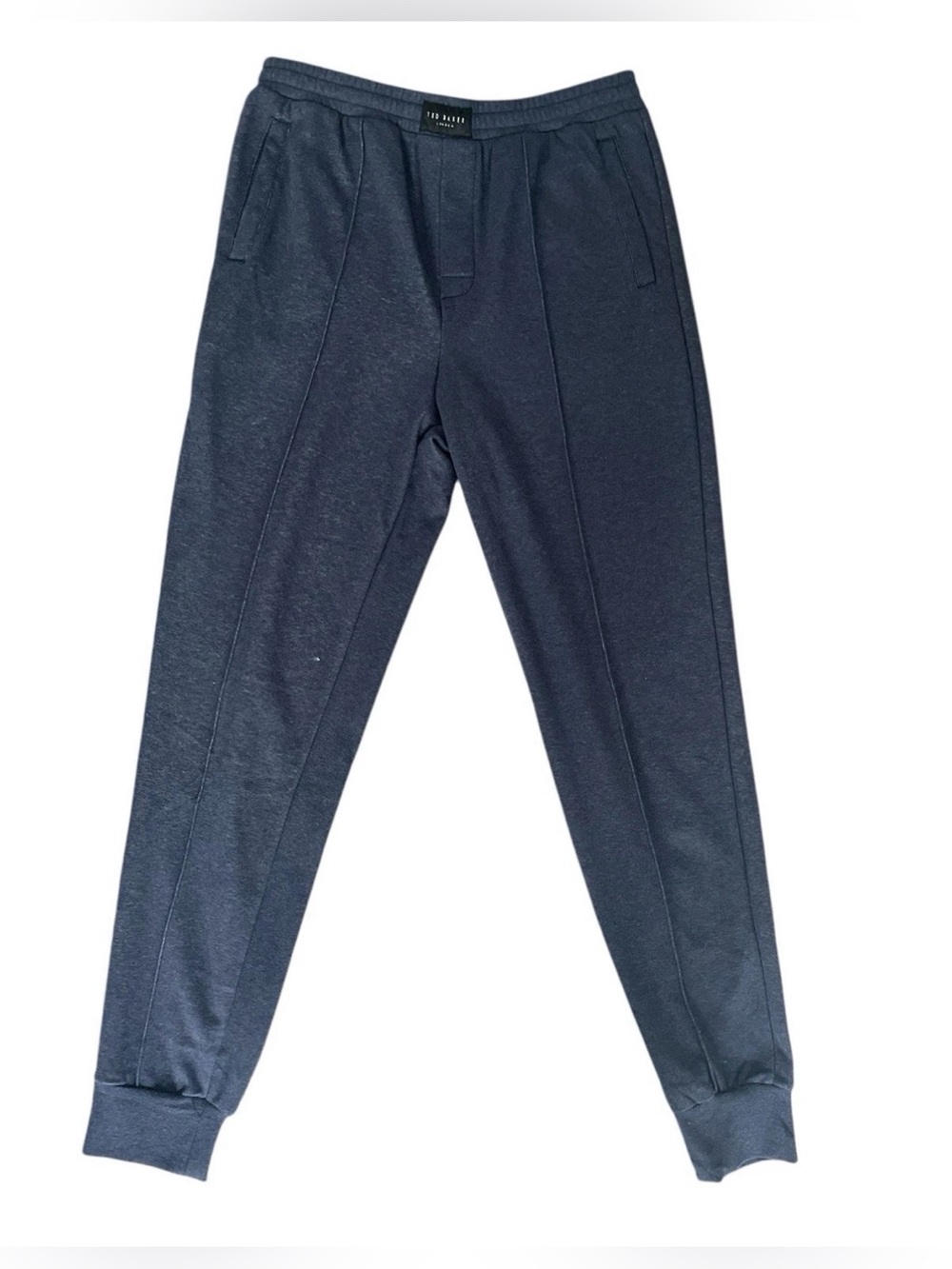 NWT Ted Baker London Luxe Fused Fleece Lounge Joggers Size XL Navy Heathered
